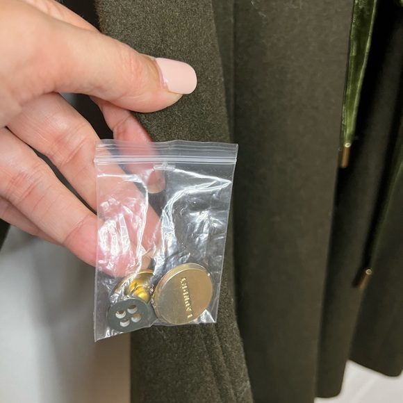 Laundry by Shelli Segal Dark Green Trench Coat with Corset Back - Picture 7 of 7